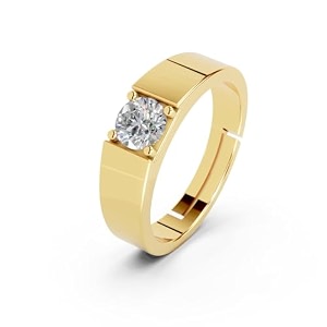 miss highness 925 pure silver solitaire ring for men and boys  classic adjustable design  silver jewellery with authenticity certificate  gift for husband boyfriend  daily wear ring