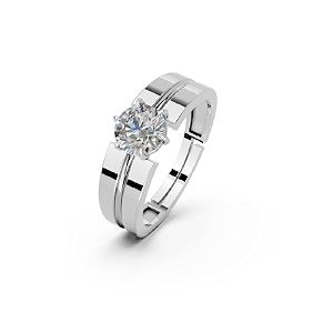 miss highness 925 sterling silver ring for men  bold adjustable ring for man  certified silver jewellery  daily wear finger rings  gift for husband boyfriend birthday amp anniversary