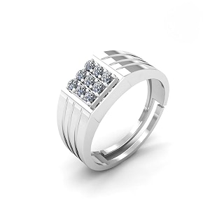 miss highness 925 pure silver ring for men  solitaire adjustable ring  certified sterling silver jewellery  daily wear finger rings  gift for husband boyfriend birthday amp anniversary