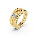 Miss Highness 925 Pure Silver Solitaire Ring for Men and Boys | Minimal Adjustable Design Rings | Silver Jewellery With Authenticity Certificate | Gift for Husband Boyfriend | Casual Wear Ring