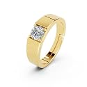 Miss Highness 925 Pure Silver Solitaire Ring for Men and Boys | Classic Adjustable Design | Silver Jewellery With Authenticity Certificate | Gift for Husband Boyfriend | Daily Wear Ring