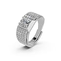 Miss Highness 925 Sterling Silver Ring for Men | Bold Adjustable Ring for Man | Certified Silver Jewellery | Daily Wear Finger Rings | Gift for Husband, Boyfriend, Birthday &amp; Anniversary