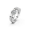 Miss Highness 925 Sterling Silver Ring for Men | Bold Adjustable Ring for Man | Certified Silver Jewellery | Daily Wear Finger Rings | Gift for Husband, Boyfriend, Birthday &amp; Anniversary