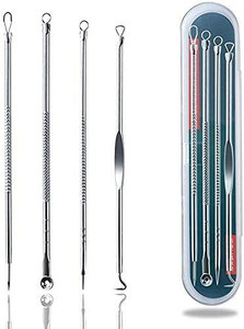 miss hot stainless steel blackhead remover pimple blemish extractor remover tool set of 4