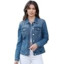 MISS MOLY Women's Denim Jacket Classic Button Up Jean Jacket