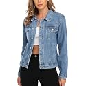 MISS MOLY Women's Denim Jacket Classic Button Up Jean Jacket