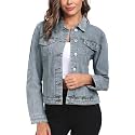 MISS MOLY Women's Denim Jacket Classic Button Up Jean Jacket