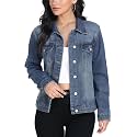 MISS MOLY Women's Denim Jacket Classic Button Up Jean Jacket