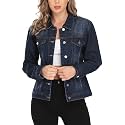 MISS MOLY Women's Denim Jacket Classic Button Up Jean Jacket