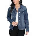 MISS MOLY Women's Denim Jacket Classic Button Up Jean Jacket