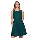 Miss Olive Women39s Crepe Skater Knee-Length Dress