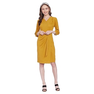 Miss Olive Womens Polyester Blend Bodycon Mini