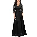 MISSMAY Women39s Formal Floral Lace 23 Sleeves