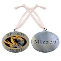 Missouri Ornament | Hand-Sculpted Christmas Tree Ornament | Intricately Crafted Metal Pewter Alma Mater Inlay