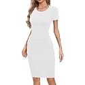 Missufe Women39s Long Sleeve Slim Ruched Bodycon
