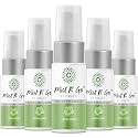 Mist N' Go by Omaze Travel Bathroom Spray - Toilet Odor Eliminator &amp; Air Freshener - Fresh Linen (1oz x5)