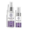 Mist N' Go by Omaze Travel Toilet Spray - Odor Eliminator &amp; Air Freshener - Lavender Daily Pack (3oz x2)