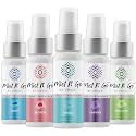 Mist N' Go by Omaze Travel Toilet Odor Eliminator - Air Freshener Spray for Bathroom Deodorizer - Mix All, Regular Size (2oz x5)