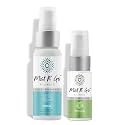 Mist N' Go by Omaze Travel Odor Eliminator - Toilet Spray for Bathroom Air Freshener - Clean Mix, Daily Pack (2oz x1 + 1oz x1)