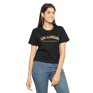 MIST N FOGG Casual Printed Womens Crop