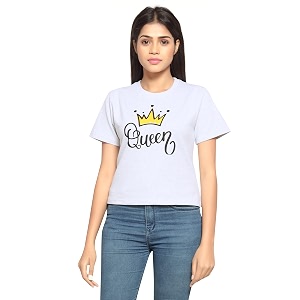 MIST N FOGG Casual Printed Womens Crop