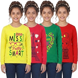 MIST N FOGG Girls T-Shirt Set of