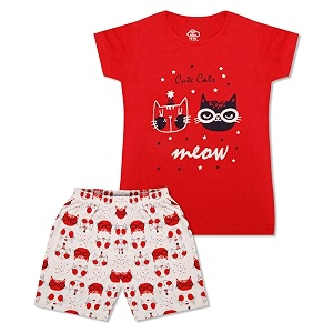 MIST N FOGG Girls Half Sleeve Printed