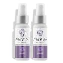 Mist N’ Go by Omaze Travel Bathroom Spray for Toilet Spray Odor Eliminator - Travel Toilet Spray for Bathroom Air Freshener Spray for Bathroom Deodorizer - Lavender Regular Size (2oz x2)