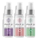 Mist N’ Go by Omaze Travel Bathroom Spray for Toilet Spray Odor Eliminator - Travel Toilet Spray for Bathroom Air Freshener Spray for Bathroom Deodorizer - Botanical Mix, Regular Size (2oz x3)