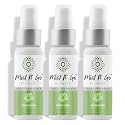 Mist N’ Go by Omaze Travel Bathroom Spray for Toilet Spray Odor Eliminator - Travel Toilet Spray for Bathroom Air Freshener Spray for Bathroom Deodorizer - Fresh Linen Regular Size (2oz x3)