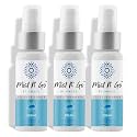 Mist N’ Go by Omaze Travel Bathroom Spray for Toilet Spray Odor Eliminator - Travel Toilet Spray for Bathroom Air Freshener Spray for Bathroom Deodorizer - Dream Regular Size (2oz x3)