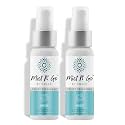 Mist N’ Go by Omaze Travel Bathroom Spray for Toilet Spray Odor Eliminator - Travel Toilet Spray for Bathroom Air Freshener Spray for Bathroom Deodorizer - Breeze Regular Size (2oz x2)