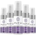 Mist N’ Go by Omaze Travel Bathroom Spray for Toilet Spray Odor Eliminator - Travel Toilet Spray for Bathroom Air Freshener Spray for Bathroom Deodorizer - Lavender Travel Size (1oz x5)