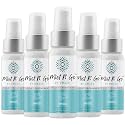 Mist N’ Go by Omaze Travel Bathroom Spray for Toilet Spray Odor Eliminator - Travel Toilet Spray for Bathroom Air Freshener Spray for Bathroom Deodorizer - Breeze Regular Size (2oz x5)