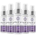 Mist N’ Go by Omaze Travel Bathroom Spray for Toilet Spray Odor Eliminator - Travel Toilet Spray for Bathroom Air Freshener Spray for Bathroom Deodorizer - Lavender Regular Size (2oz x5)