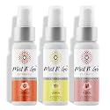 Mist N’ Go by Omaze Travel Bathroom Spray for Toilet Spray Odor Eliminator - Travel Toilet Spray for Bathroom Air Freshener Spray for Bathroom Deodorizer - Sunshine Mix, Regular Size (2oz x3)
