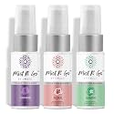 Mist N’ Go by Omaze Travel Bathroom Spray for Toilet Spray Odor Eliminator - Travel Toilet Spray for Bathroom Air Freshener Spray for Bathroom Deodorizer - Botantical Mix, Travel Size (1oz x3)