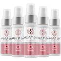 Mist N’ Go by Omaze Travel Bathroom Spray for Toilet Spray Odor Eliminator - Travel Toilet Spray for Bathroom Air Freshener Spray for Bathroom Deodorizer - Blossom Regular Size (2oz x5)