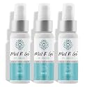 Mist N’ Go by Omaze Travel Bathroom Spray for Toilet Spray Odor Eliminator - Travel Toilet Spray for Bathroom Air Freshener Spray for Bathroom Deodorizer - Breeze Regular Size (2oz x3)