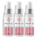 Mist N’ Go by Omaze Travel Bathroom Spray for Toilet Spray Odor Eliminator - Travel Toilet Spray for Bathroom Air Freshener Spray for Bathroom Deodorizer - Blossom Regular Size (2oz x3)
