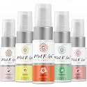 Mist N’ Go by Omaze Travel Bathroom Spray for Toilet Spray Odor Eliminator - Travel Toilet Spray for Bathroom Air Freshener Spray for Bathroom Deodorizer - New Mix, Travel Size (1oz x5)