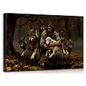 Mistyefly The Good Shepherd Wall Art Religious Jesus Christ Wall Decor