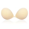 MITALOO Adhesive Bra Invisible Sticky Strapless Push up Backless Reusable Silicone Covering Nipple Bras
