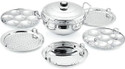 MITHALI Stainless Steel Multi Kadai with 2