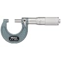Mitutoyo 103-135 Outside Micrometer, Friction Thimble, 0-1" Range, 0.0001" Graduation, -0.0001" Accuracy