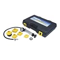 Mityvac MV4530 Automotive Cooling System Pressure Test Kit, Hand-Operated, Push-Button Valve, Self-Locking Quick-disconnects, Includes 4 Radiator/Coolant Bottle-Neck Adapters, Custom Molded Case