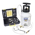 Mityvac MV6410A Pneumatic ATF Refill Dispenser System for Filling or Topping Transmission Fluids, 1.2 Gallon Reservoir, Manual Pump, Flow Control Valve, Pressure Gauge and Relief Valve, Storage Case