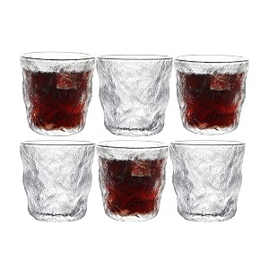 300ml european highball lead-free perfect hurricane drinking water glasses for juice cold drink mojito cocktail transparent 300 ml set of 6