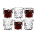 300ML European Highball Lead-Free, Perfect Hurricane Drinking Water Glasses for Juice, Cold Drink, Mojito, Cocktail (Transparent, 300 ml) Set of 6