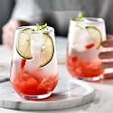 Juice Glasses Drinking Glasses, Highball Lead-Free Glasses, Tumblers for Water, Juice, Beer, Cocktail and Mixed Drinks - Pieces, Transparent (TR-15, 6 Count (Pack of 1))